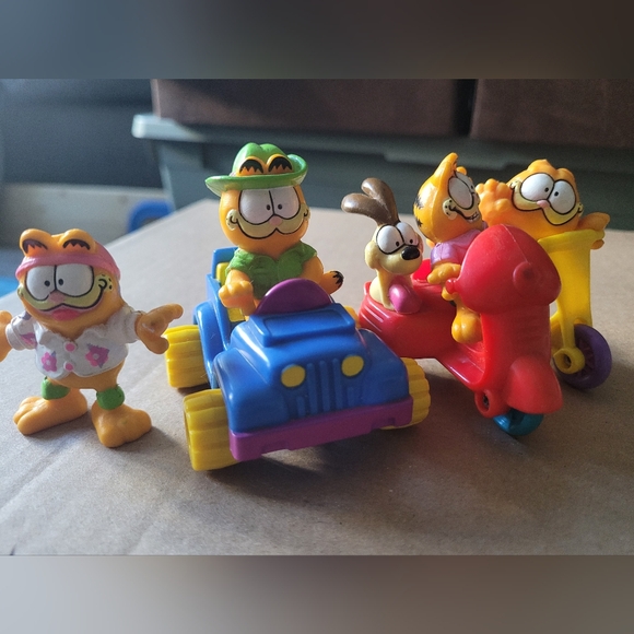 Garfield Cat Mcdonald Toy Vintage 1988 - Picture 2 of 6